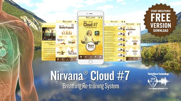 Nirvana® Cloud#7 Breathing Re-training app